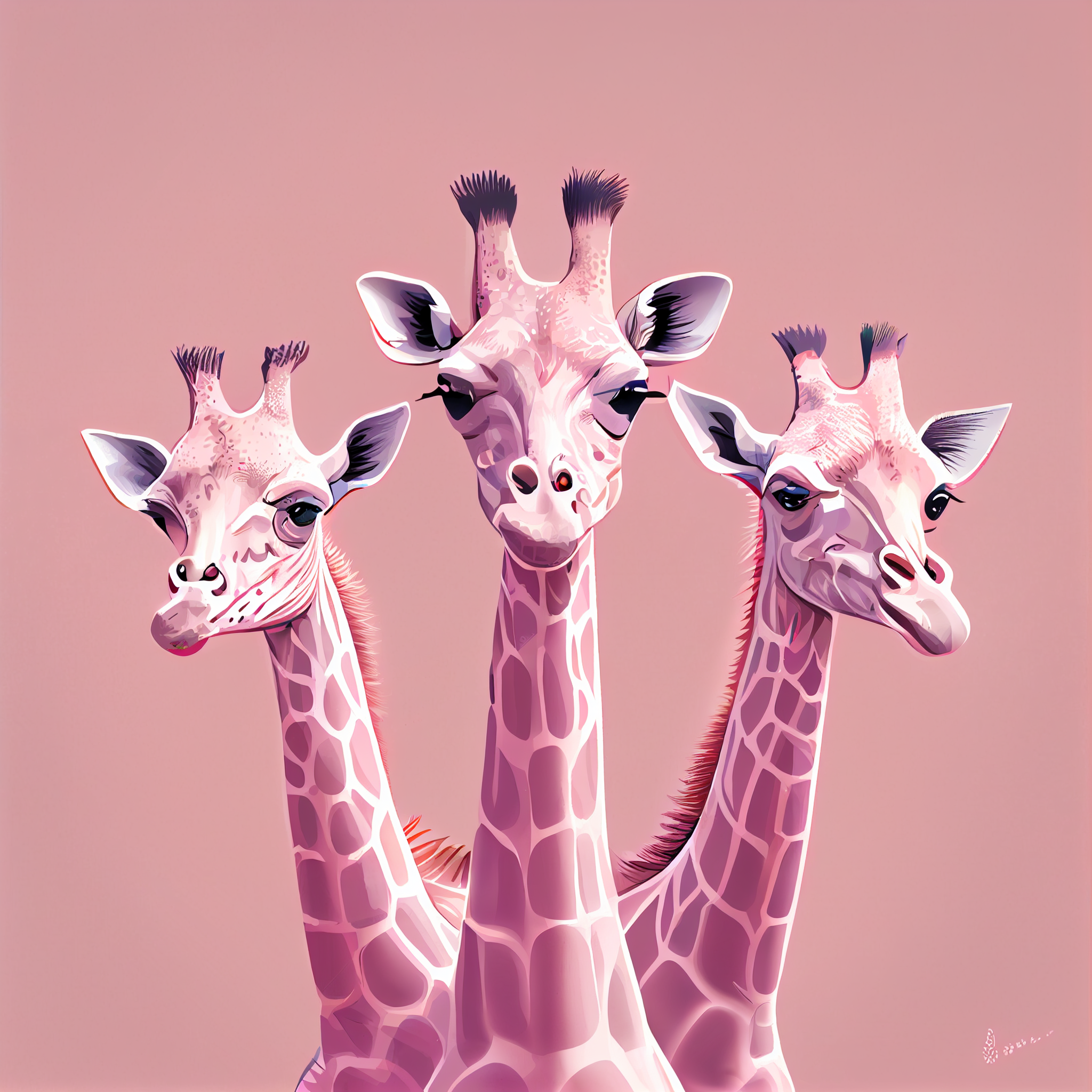 Giraffe Girl! (animal series) - AI Photo Generator - starryai