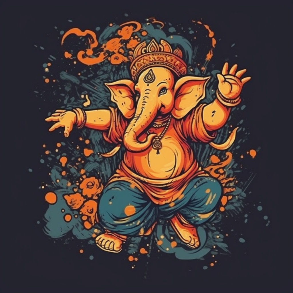 Buy Ganesha Digital Art Online In India - Etsy India