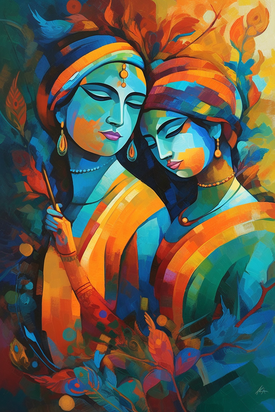 Shree Krishna painting, Pencil Color, Watercolor Papar at Rs 749 in Kannauj