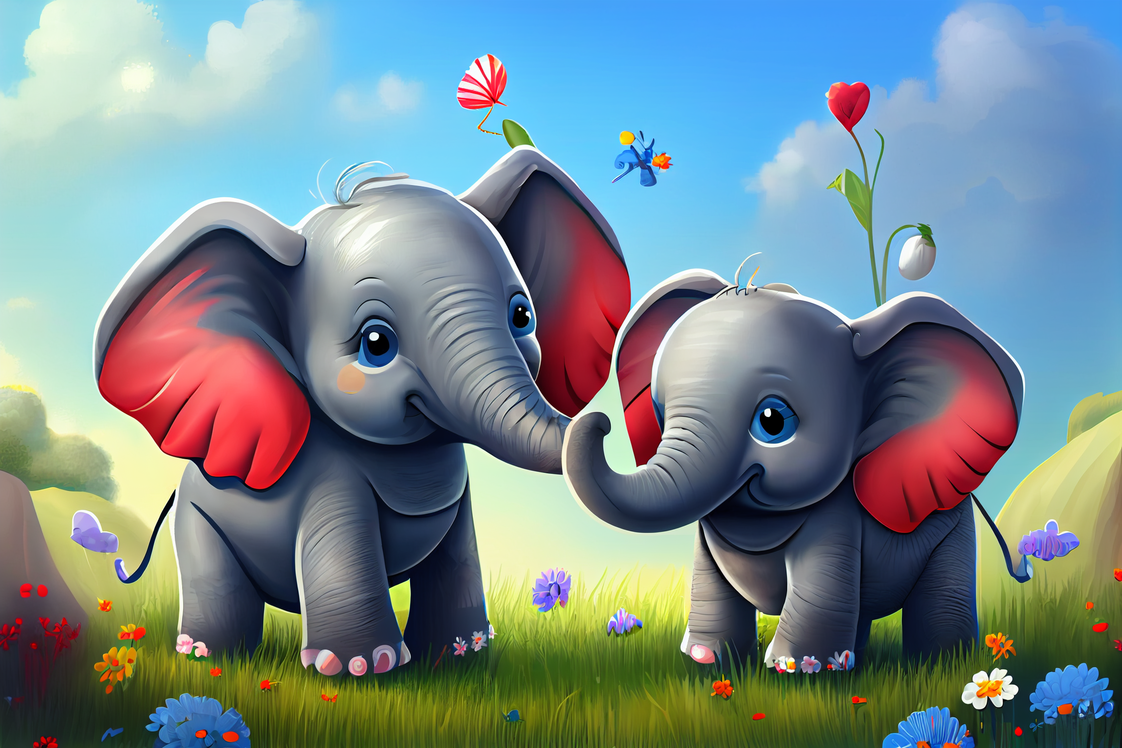 really cute baby elephants
