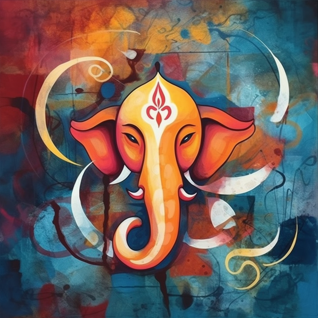 Hindu deity Lord ganesh painting - H Artistic expression - Paintings &  Prints, Ethnic, Cultural, & Tribal, Asian & Indian, Indian - ArtPal