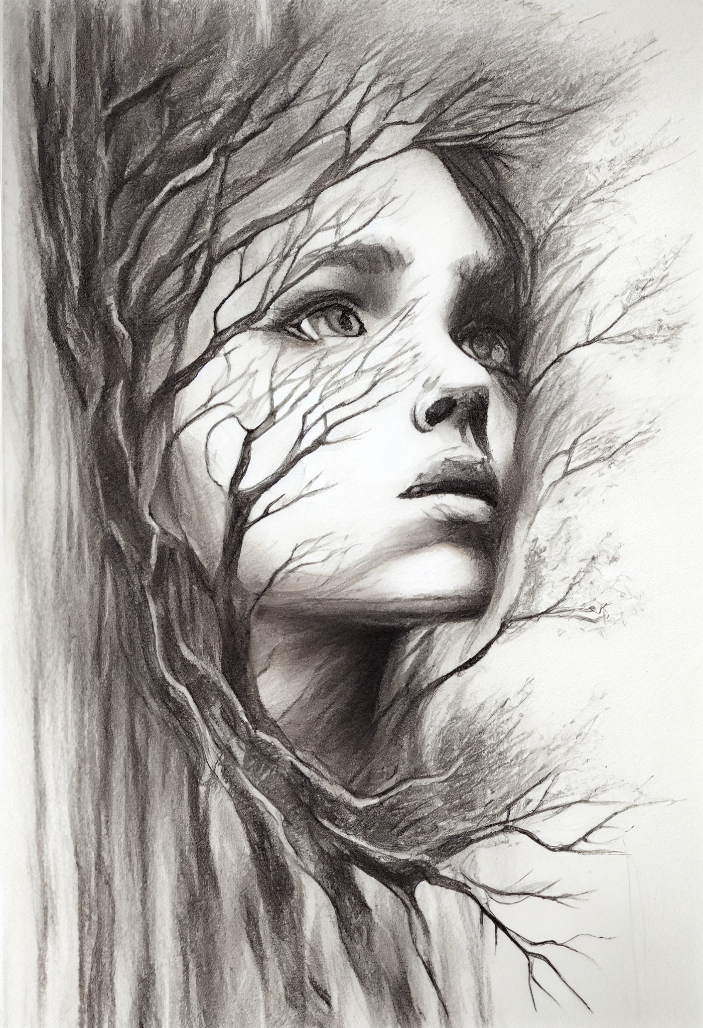 best pencil drawings of nature
